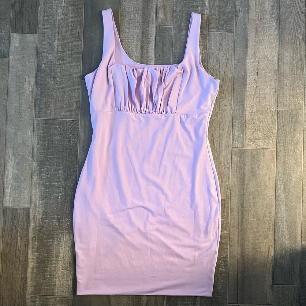 Small Lilac Tank Top Mini Dress